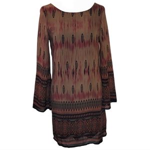 Interi Bell Sleeve Printed Dress